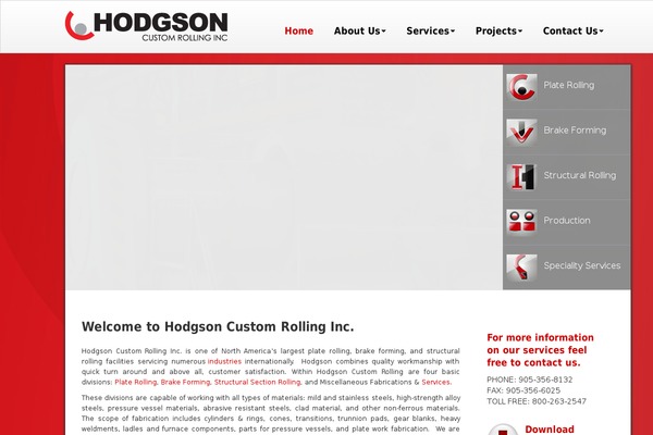 hodgsoncustomrolling.com site used Hodgson