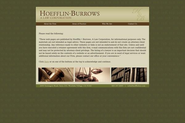 hoefflinlaw.com site used Thesis_16b2