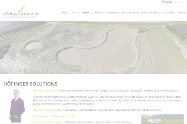 WordPress website example screenshot