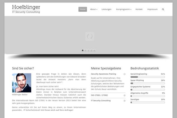 WordPress website example screenshot