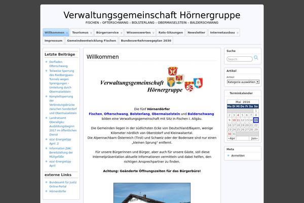 hoernergruppe.de site used Suffusion