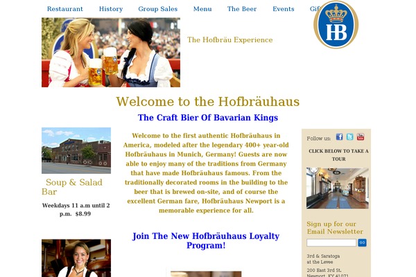 hofbrauhausnewport.com site used Hofbrauhausus
