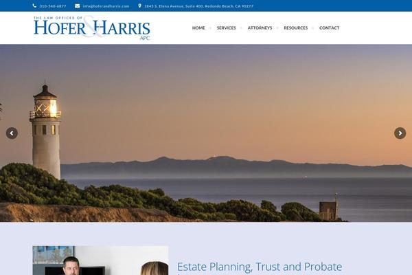 hoferandharris.com site used Lawyer-trial