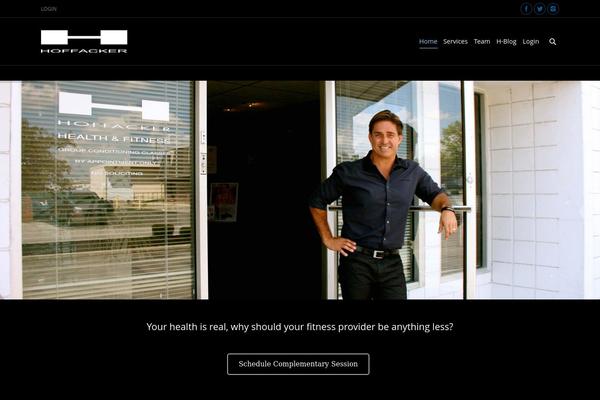 The7 theme site design template sample