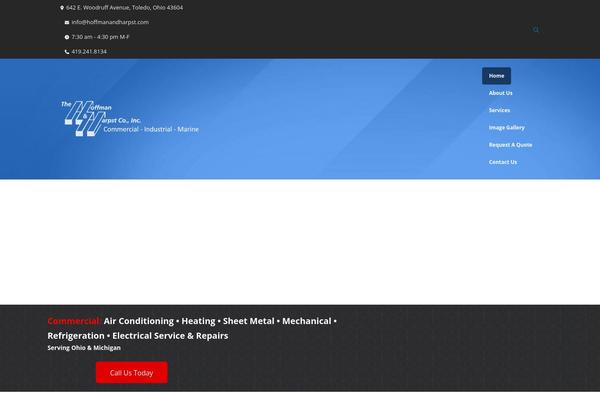 Porto Child theme site design template sample