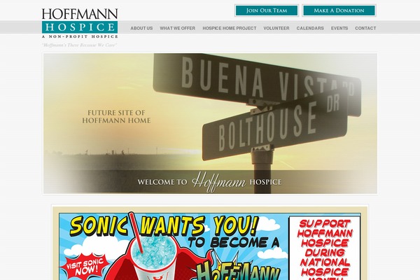 Hoffmann theme site design template sample