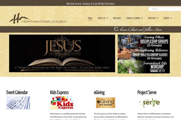 hoffmantownchurch.org site used Perfekta