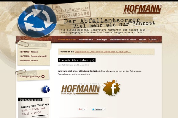 hofmann-entsorgung.de site used Betheme_child