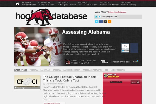 hogdb.com site used Hog-database