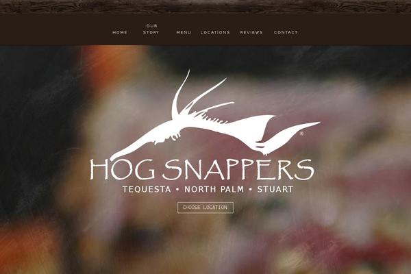 hogsnappersshackandsushi.com site used Paper-jacket-marketing