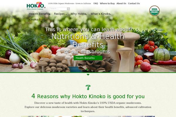 hokto-kinoko.com site used Kinoko