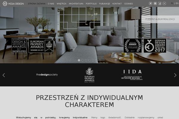 hola-design.pl site used Hola