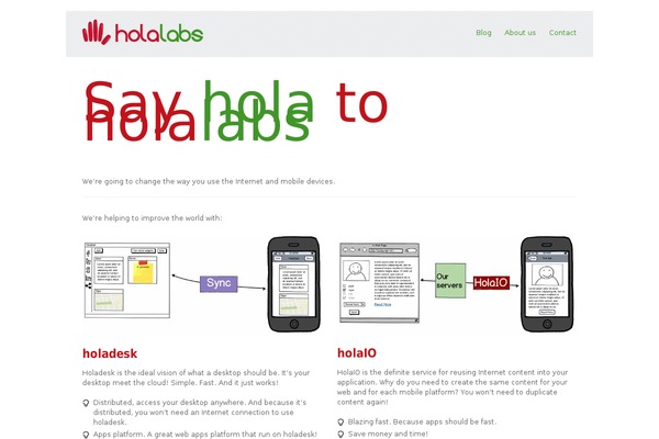 holalabs.com site used Hulk