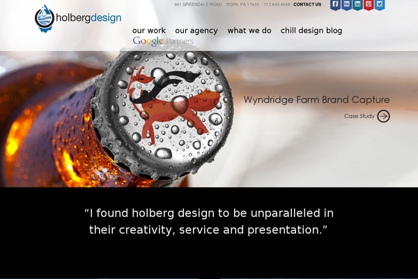 holbergdesign.com site used Holberg