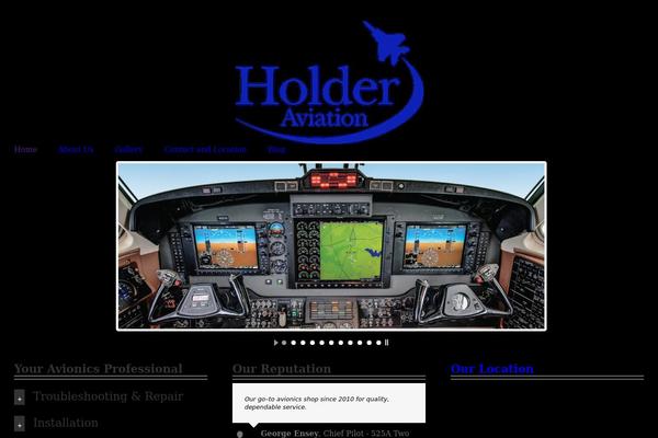 WordPress website example screenshot