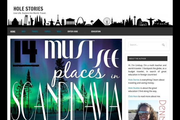 WordPress website example screenshot