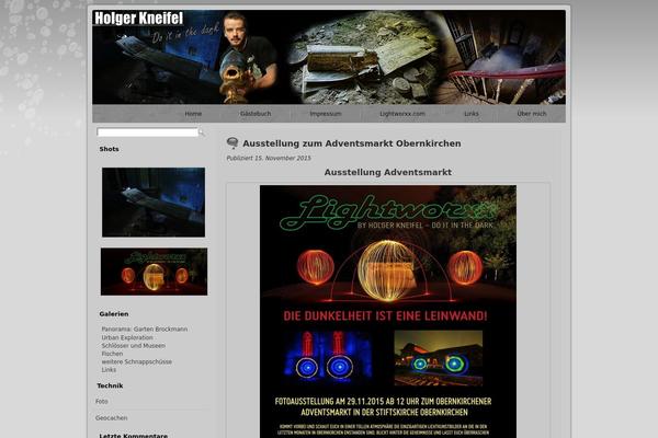 WordPress website example screenshot
