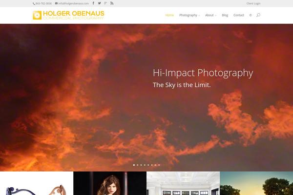 Divi theme site design template sample