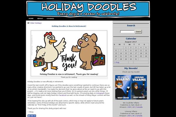 holidaydoodles.com site used Simplicity