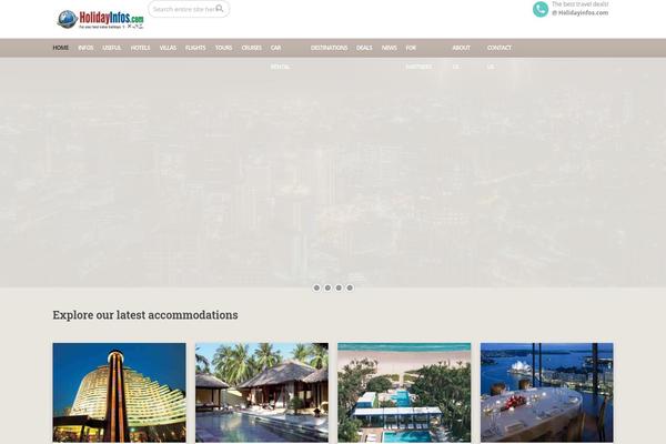 Site using Travelpayouts: Flights & Hotels Travel Search plugin