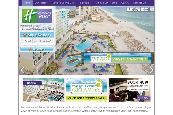 holidayinnresortpensacolabeach.com site used Beachfront-2017