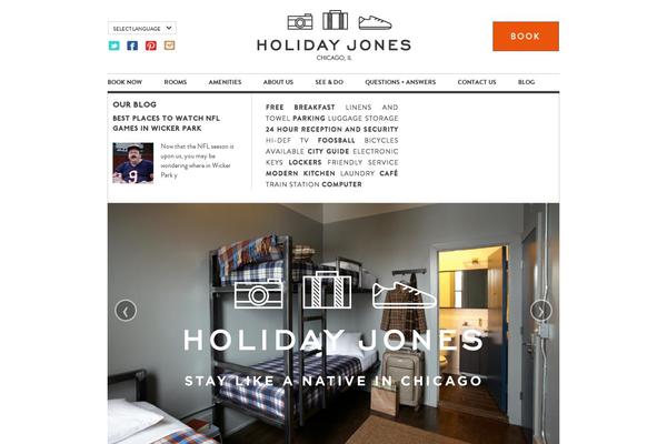 holidayjones.com site used Urbanholiday