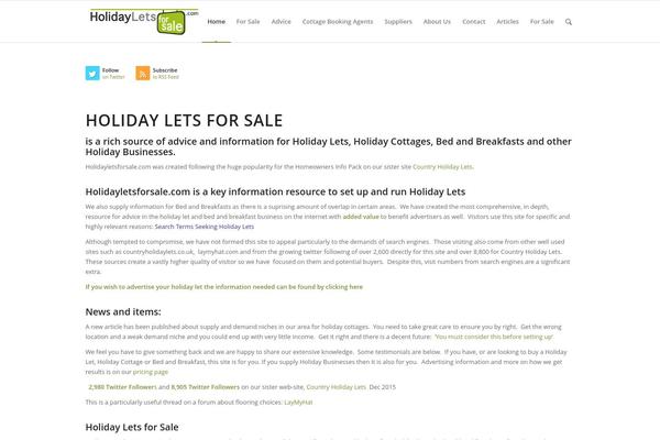 Enfold theme site design template sample