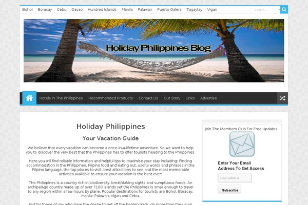 WordPress website example screenshot