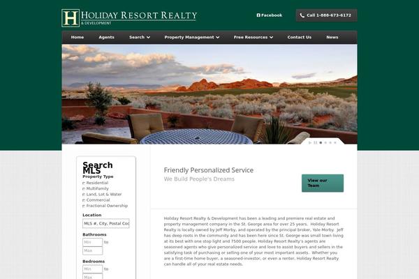 holidayresortrealty.com site used Nexus