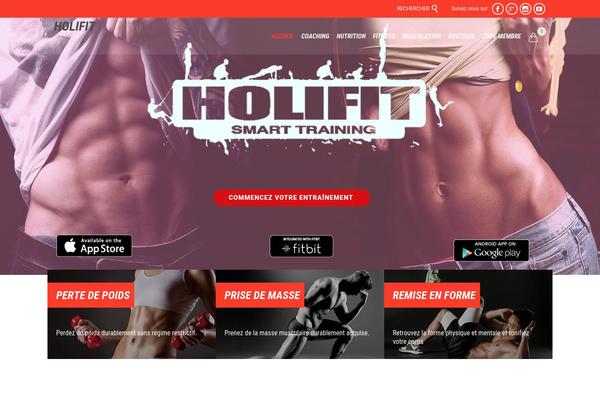 holifit.fr site used Fitness-wellness