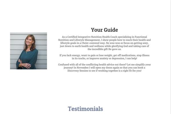 WordPress website example screenshot
