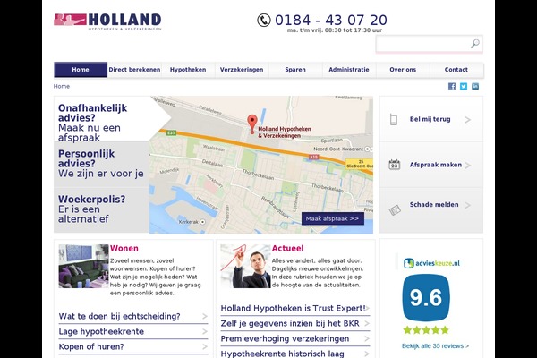 WordPress website example screenshot