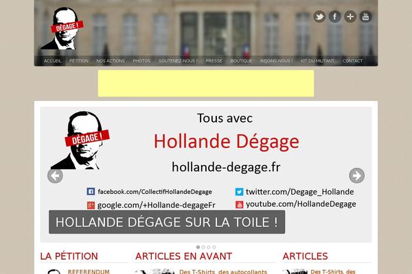hollande-degage.fr site used Origin-ultimate-theme