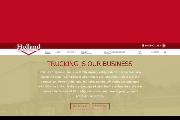 WordPress website example screenshot