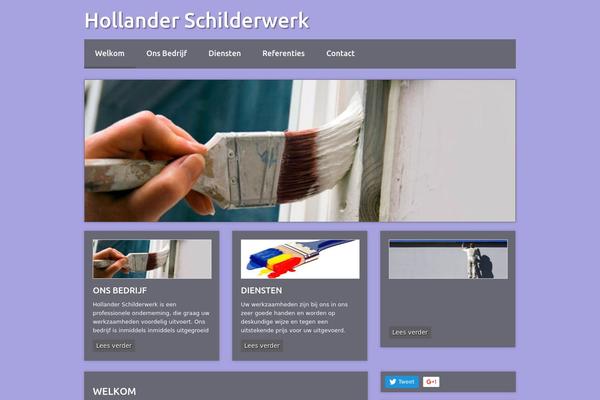 hollanderschilderwerk.nl site used Template1