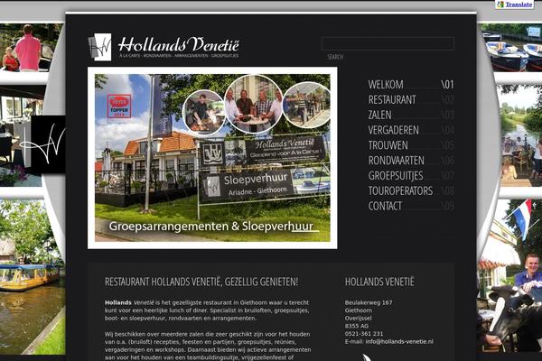 hollands-venetie.nl site used Theme1827