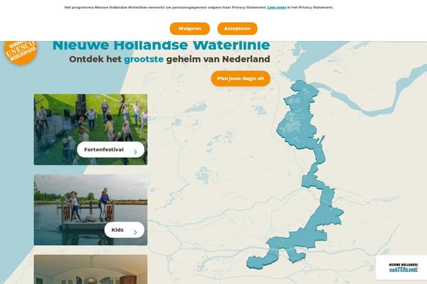 hollandsewaterlinie.nl site used Sb_theme