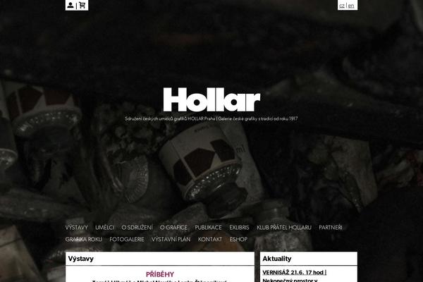 hollar.cz site used Hollar