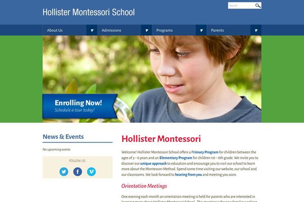 Site using Event Calendar plugin