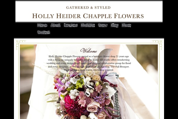 hollychappleflowers.com site used Holly