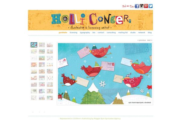 hollyconger.com site used Headway-206