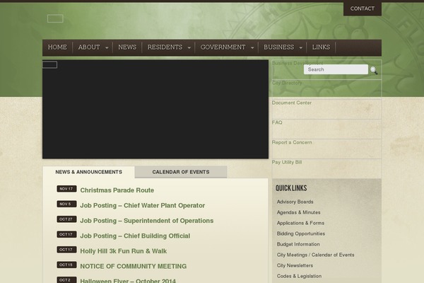 hollyhillfl.org site used Cityofhollyhill