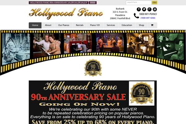 hollywoodpiano.com site used Hollywoodpiano