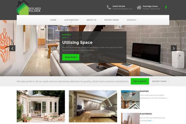 BuildPress theme site design template sample