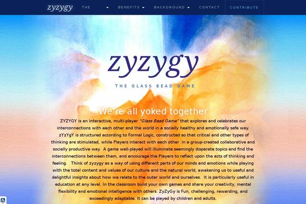holygrailofgames.org site used Zyzygy