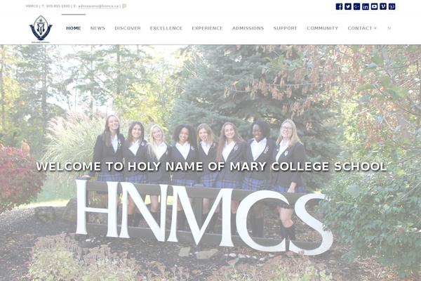 holynameofmarycollegeschool.com site used S5_construction