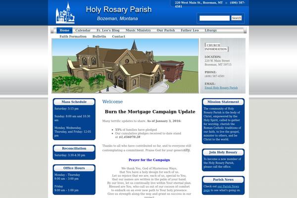 holyrosarybozeman.org site used Business-wp26