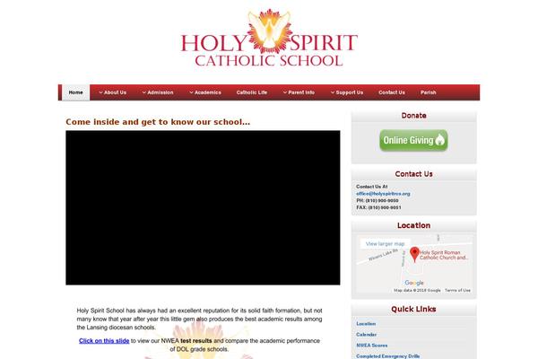 WordPress website example screenshot