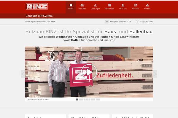 holzbau-binz.de site used Binz