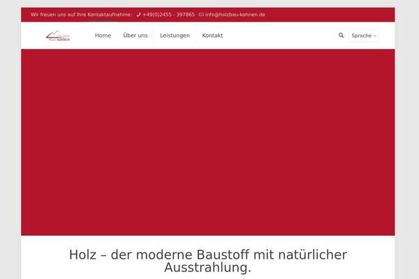 BeTheme theme site design template sample